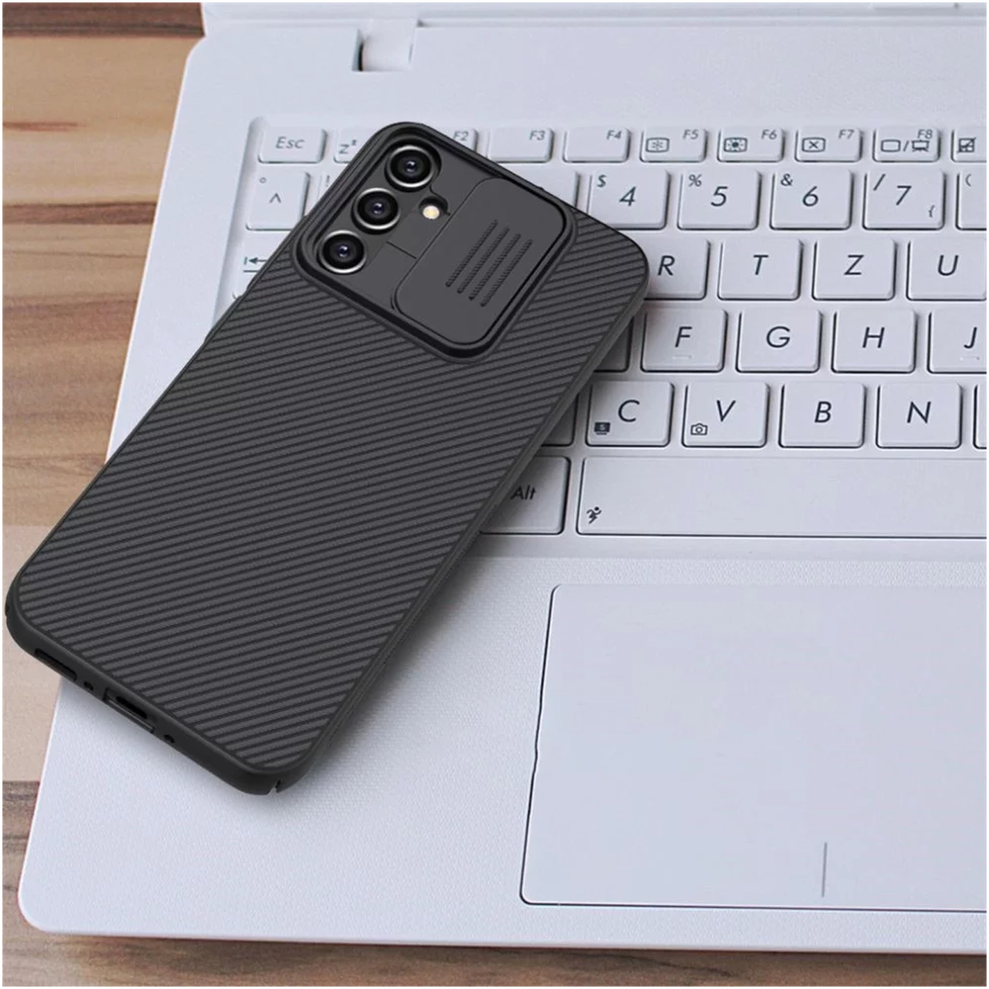 Nillkin CamShield Samsung Galaxy A34 Hoesje met Camera Slider Zwart afbeelding 7