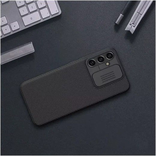 Nillkin CamShield Samsung Galaxy A34 Hoesje met Camera Slider Zwart afbeelding 8