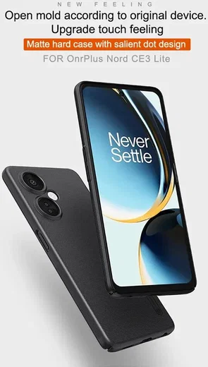 Nillkin Super Frosted Shield OnePlus Nord CE 3 Lite Hoesje Zwart afbeelding 5