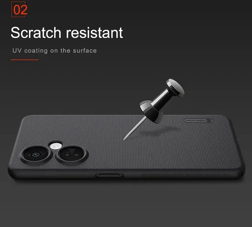 Nillkin Super Frosted Shield OnePlus Nord CE 3 Lite Hoesje Zwart afbeelding 7