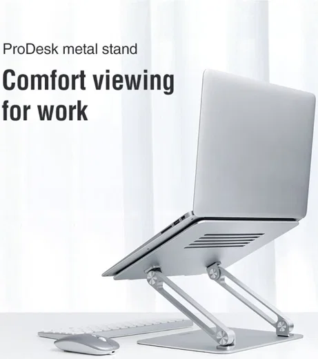 Nillkin Verstelbare Bureau Houder Tablet/Laptop/MacBook Zilver afbeelding 2