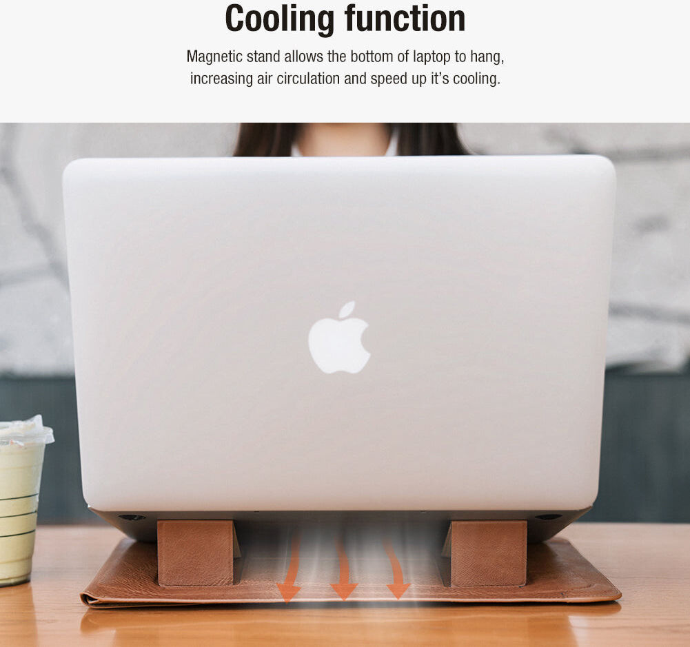 Nillkin 3-in-1 Sleeve Voor Laptop / Tablet hoes tot 14 Inch Zwart afbeelding 8