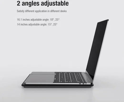 Nillkin 3-in-1 Sleeve Voor Laptop / Tablet hoes tot 16 Inch Bruin afbeelding 8