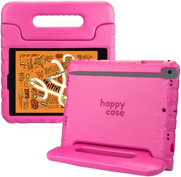 HappyCase Apple iPad Mini 1/2/3/4/5 Kinder Tablethoes Handvat Roze