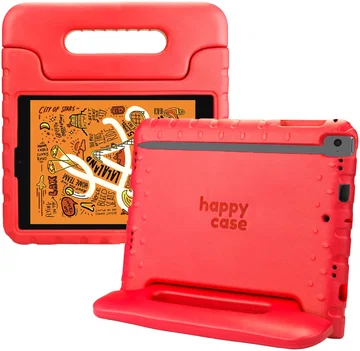 HappyCase Apple iPad Mini 1/2/3/4/5 Kinder Tablethoes Handvat Rood