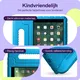 HappyCase iPad 9.7 2017/2018/Air/Air 2 Kinder Tablethoes Blauw afbeelding 4