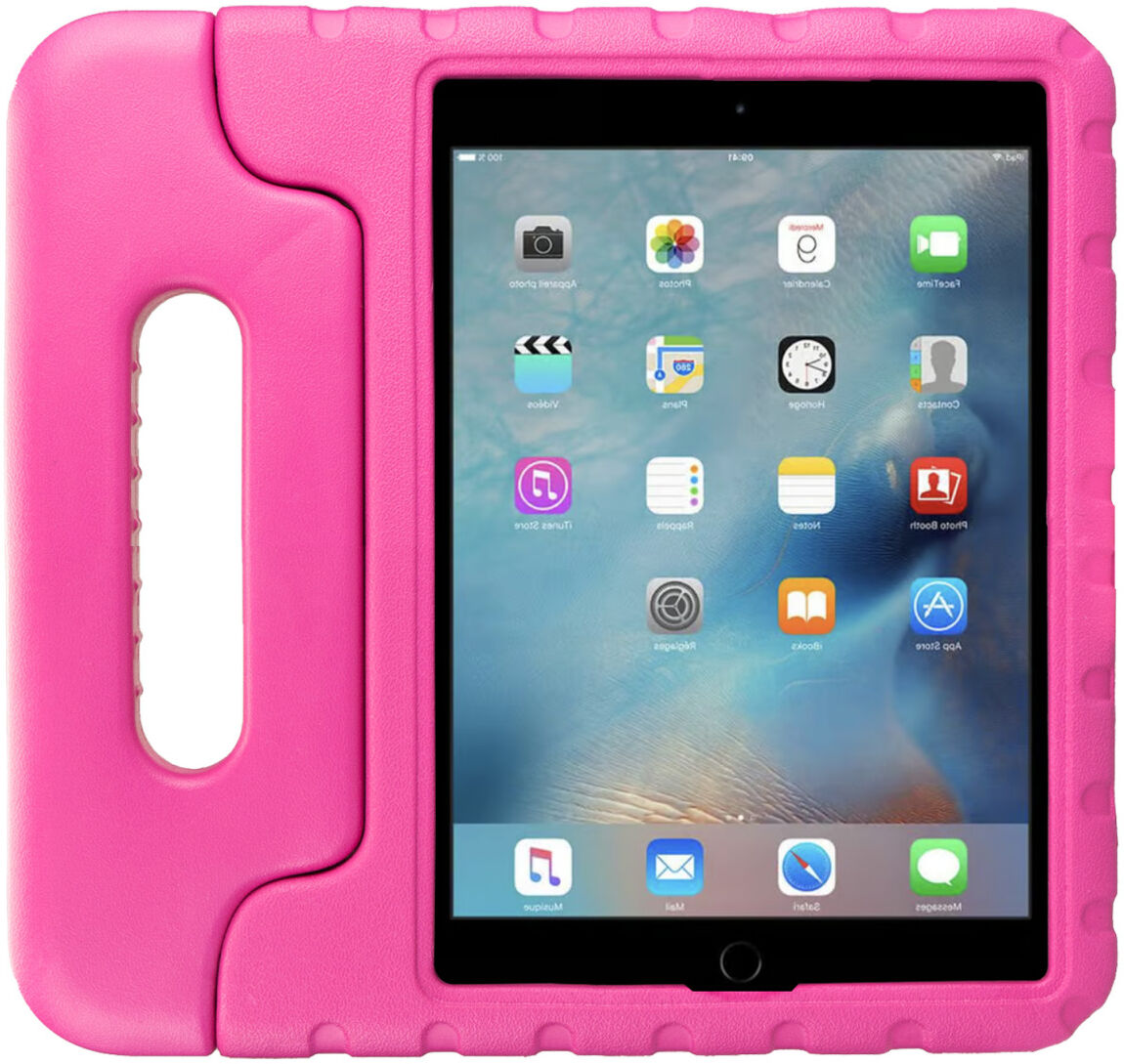 HappyCase iPad 9.7 2017/2018/Air/Air 2 Kinder Tablethoes Roze afbeelding 2