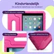 HappyCase iPad 9.7 2017/2018/Air/Air 2 Kinder Tablethoes Roze afbeelding 4