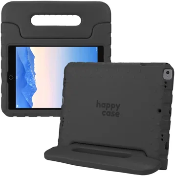 HappyCase iPad 9.7 2017/2018/Air/Air 2 Kinder Tablethoes Zwart