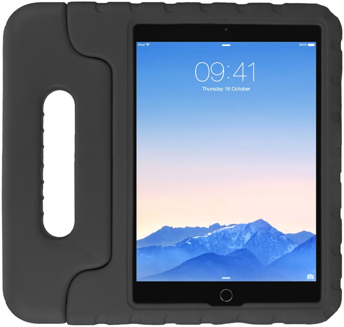 HappyCase iPad 9.7 2017/2018/Air/Air 2 Kinder Tablethoes Zwart afbeelding 2