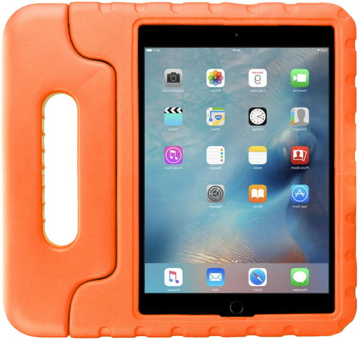 HappyCase iPad 9.7 2017/2018/Air/Air 2 Kinder Tablethoes Oranje afbeelding 2