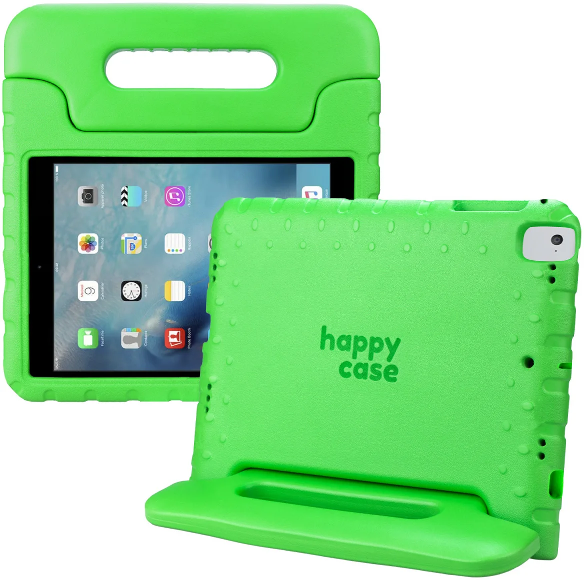 HappyCase iPad 9.7 2017/2018/Air/Air 2 Kinder Tablethoes Groen afbeelding 1