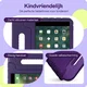 HappyCase iPad 9.7 2017/2018/Air/Air 2 Kinder Tablethoes Paars afbeelding 4
