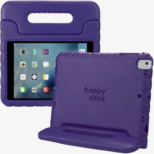 HappyCase iPad 9.7 2017/2018/Air/Air 2 Kinder Tablethoes Paars afbeelding 1