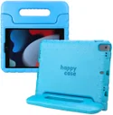 HappyCase iPad 10.2 2019/2020/2021 Kinder Tablethoes Handvat Blauw