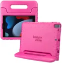 HappyCase iPad 10.2 2019/2020/2021 Kinder Tablethoes Handvat Roze