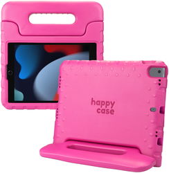 HappyCase iPad 10.2 2019/2020/2021 Kinder Tablethoes Handvat Roze afbeelding