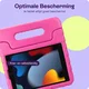 HappyCase iPad 10.2 2019/2020/2021 Kinder Tablethoes Handvat Roze afbeelding 6