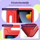 HappyCase iPad 10.2 2019/2020/2021 Kinder Tablethoes Handvat Rood afbeelding 5