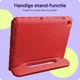 HappyCase iPad 10.2 2019/2020/2021 Kinder Tablethoes Handvat Rood afbeelding 6