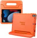 HappyCase iPad 10.2 2019/2020/2021 Kinder Tablethoes Handvat Oranje