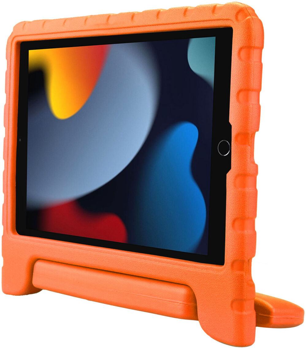 HappyCase iPad 10.2 2019/2020/2021 Kinder Tablethoes Handvat Oranje afbeelding 8