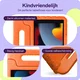 HappyCase iPad 10.2 2019/2020/2021 Kinder Tablethoes Handvat Oranje afbeelding 4