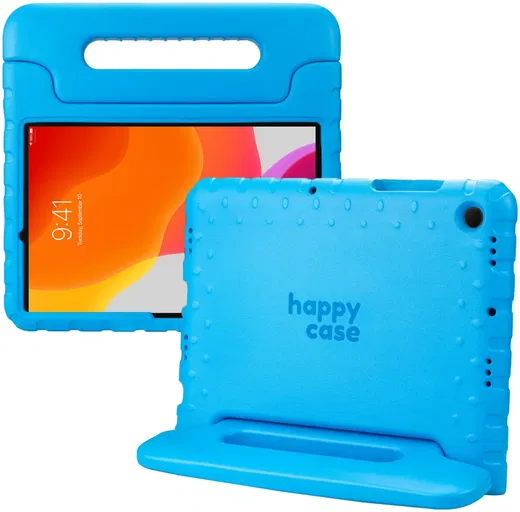 HappyCase Apple iPad Air 10.5 2019 Kinder Tablethoes met Handvat Blauw afbeelding 1