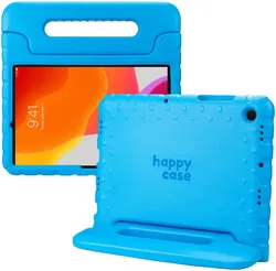 HappyCase Apple iPad Air 10.5 2019 Kinder Tablethoes met Handvat Blauw afbeelding