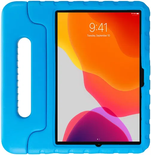 HappyCase Apple iPad Air 10.5 2019 Kinder Tablethoes met Handvat Blauw afbeelding 2