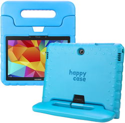 HappyCase Samsung Galaxy Tab 4 10.1 Kinder Tablethoes Handvat Blauw afbeelding