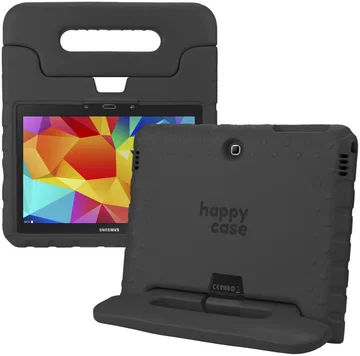 HappyCase Samsung Galaxy Tab 4 10.1 Kinder Tablethoes Handvat Zwart