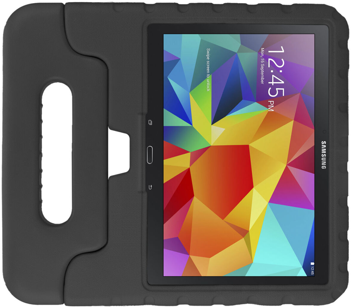 HappyCase Samsung Galaxy Tab 4 10.1 Kinder Tablethoes Handvat Zwart afbeelding 2