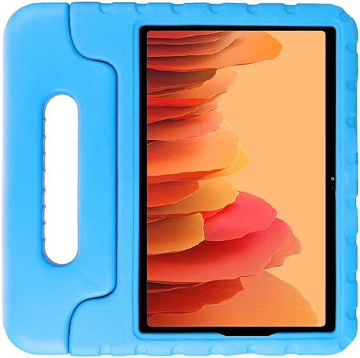 HappyCase Samsung Tab A7 2020/2022 Kinder Tablethoes Handvat Blauw afbeelding 2