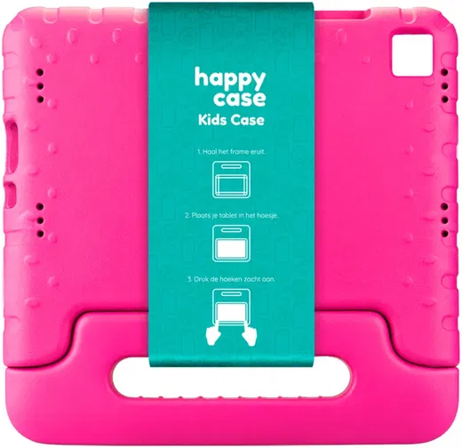 HappyCase Samsung Tab A7 2020/2022 Kinder Tablethoes Handvat Roze afbeelding 6