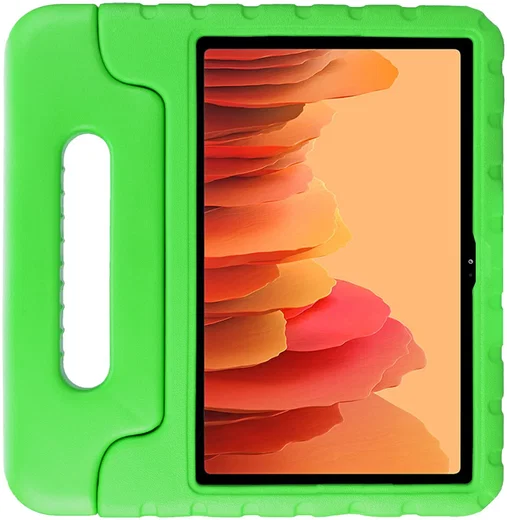 HappyCase Samsung Tab A7 2020/2022 Kinder Tablethoes Handvat Groen afbeelding 2