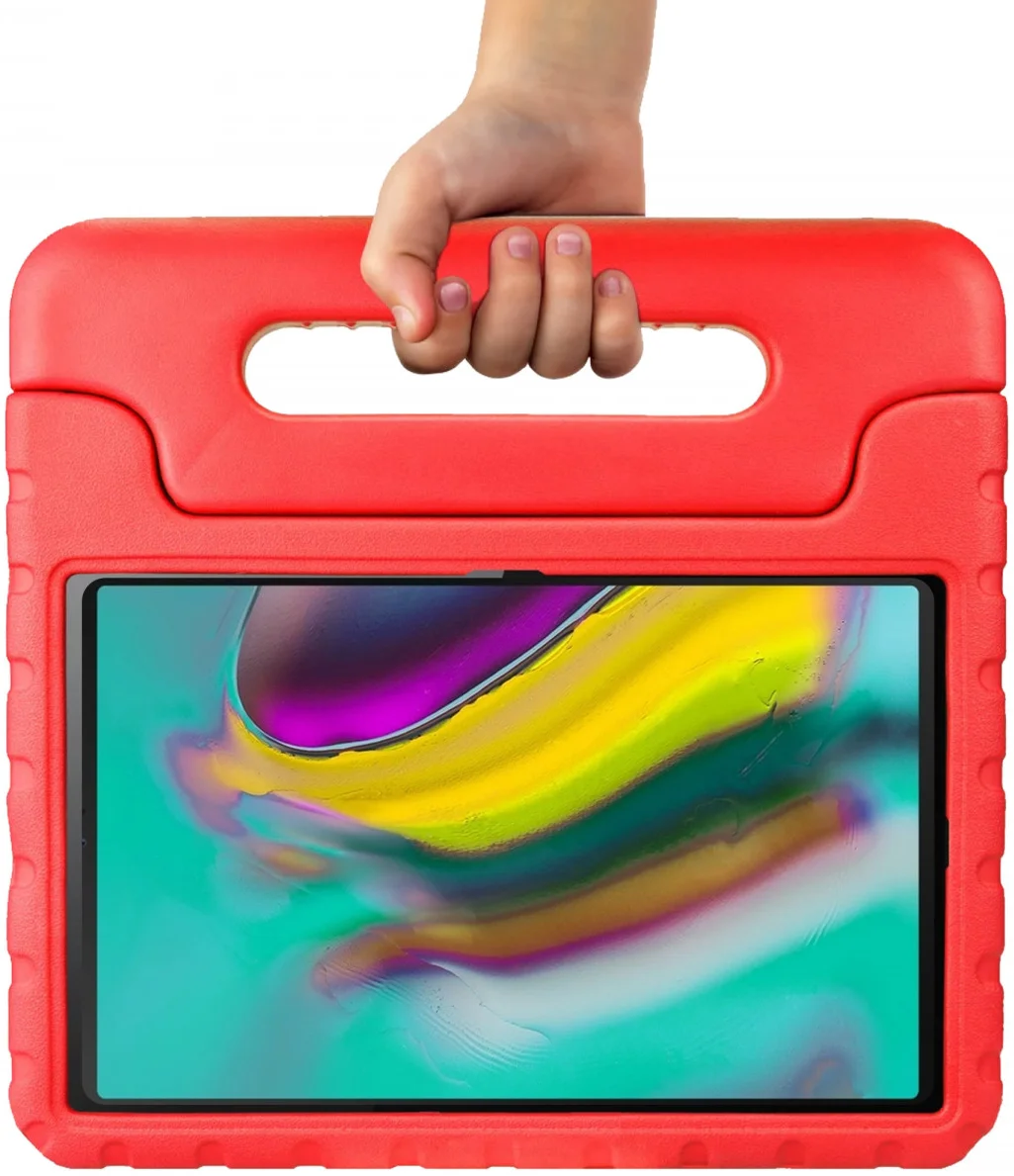 HappyCase Samsung Galaxy Tab S5e Kinder Tablethoes met Handvat Rood afbeelding 2