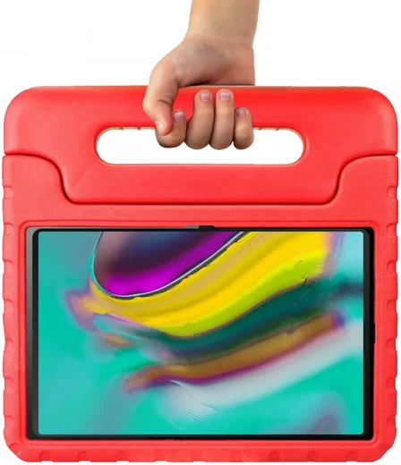 HappyCase Samsung Galaxy Tab S5e Kinder Tablethoes met Handvat Rood afbeelding 2