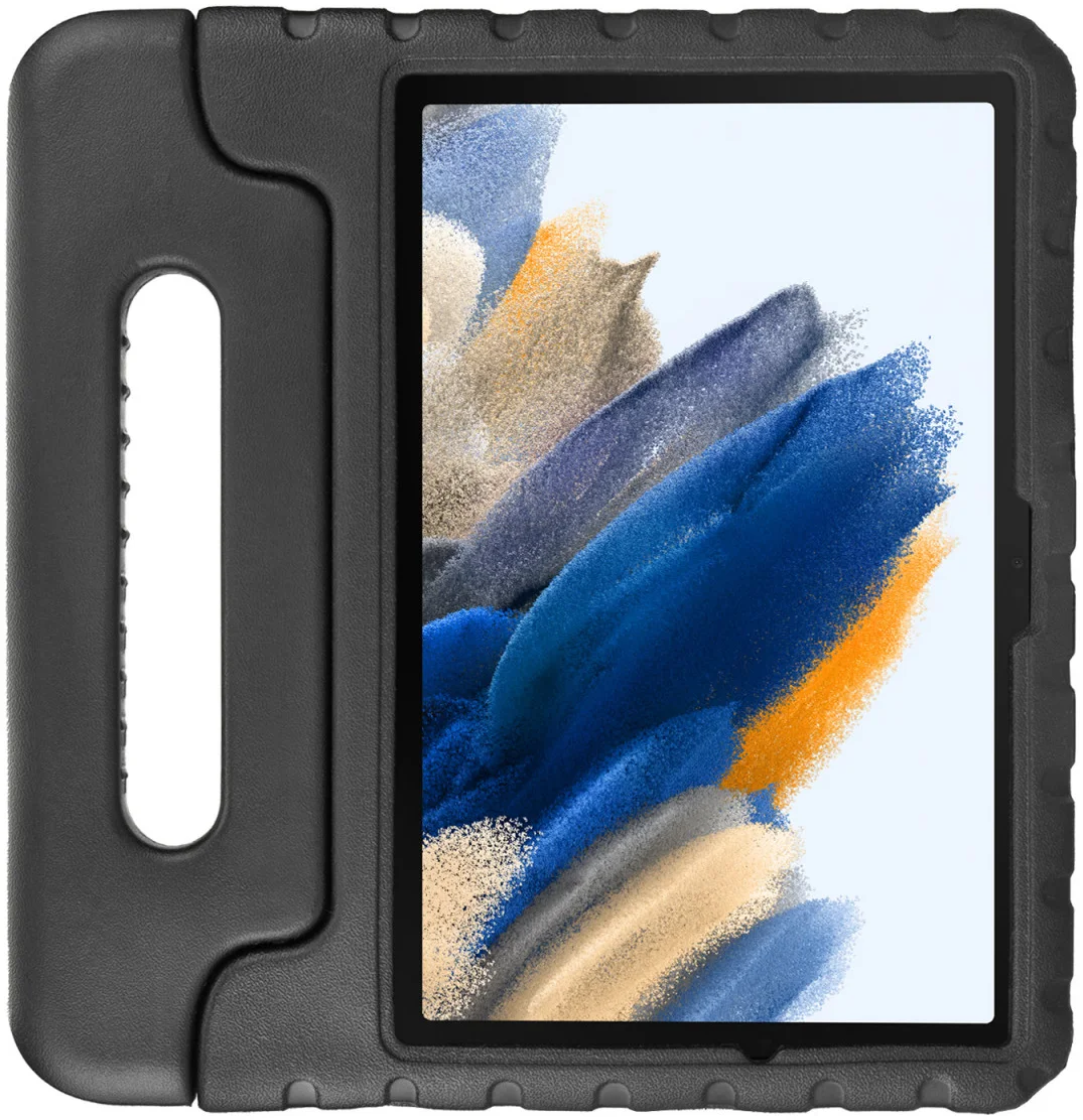 HappyCase Samsung Galaxy Tab A7 Lite Kinder Tablethoes Handvat Zwart afbeelding 2