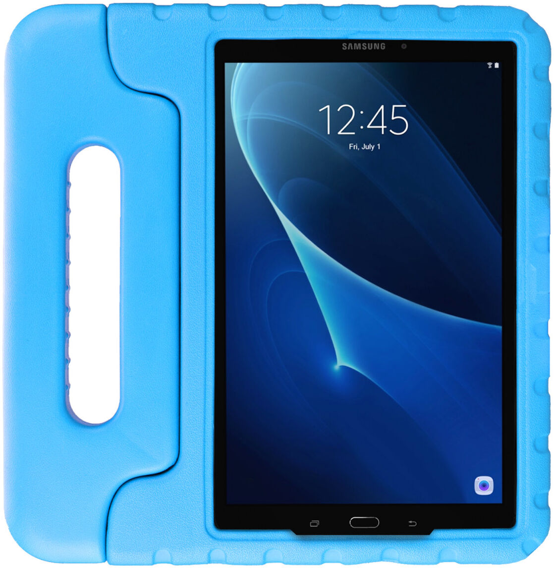 HappyCase Samsung Tab A 10.1 2016 Kinder Tablethoes met Handvat Blauw afbeelding 2