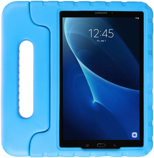 HappyCase Samsung Tab A 10.1 2016 Kinder Tablethoes met Handvat Blauw afbeelding 2