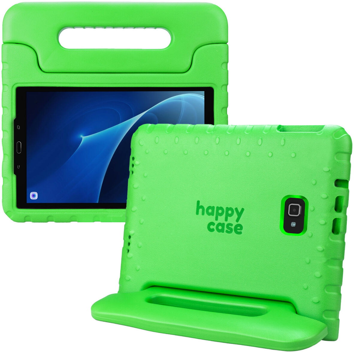 HappyCase Samsung Tab A 10.1 2016 Kinder Tablethoes met Handvat Groen afbeelding 1
