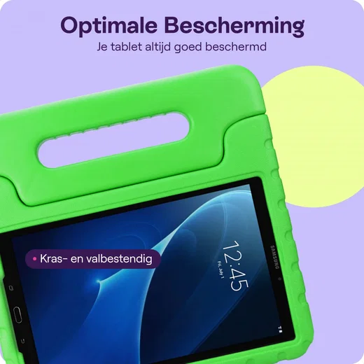 HappyCase Samsung Tab A 10.1 2016 Kinder Tablethoes met Handvat Groen afbeelding 6