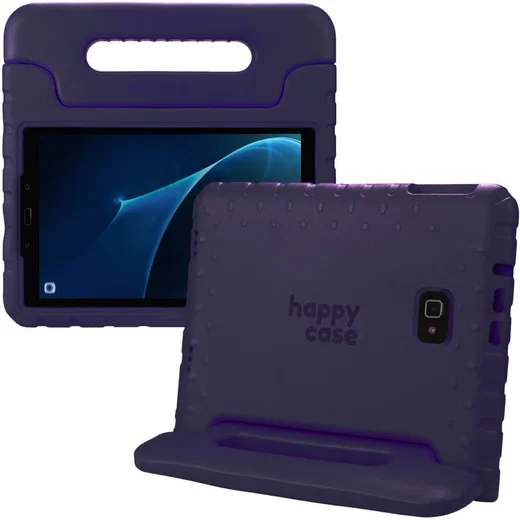 HappyCase Samsung Tab A 10.1 2016 Kinder Tablethoes met Handvat Paars afbeelding 1