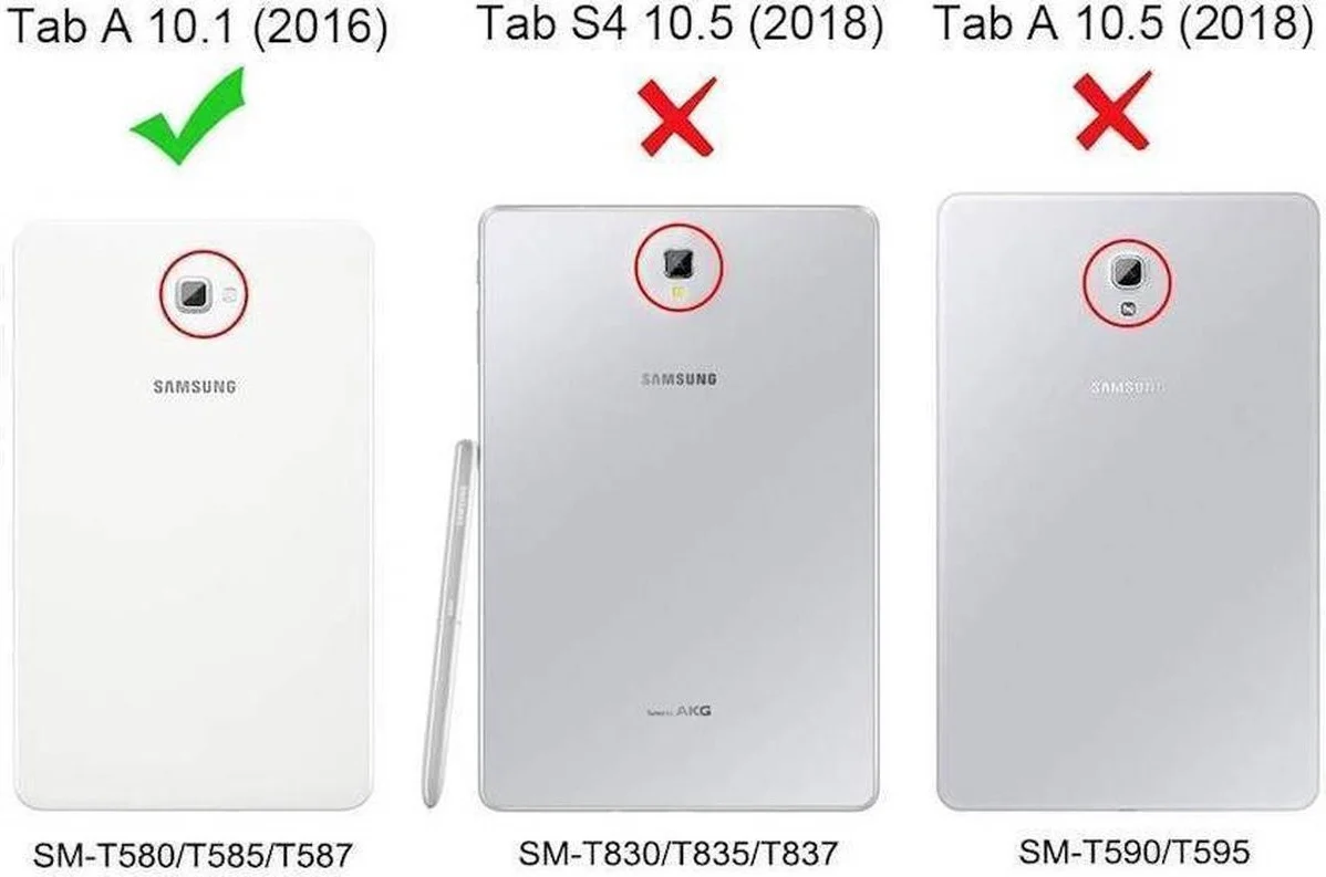 HappyCase Samsung Tab A 10.1 2016 Kinder Tablethoes met Handvat Paars afbeelding 7