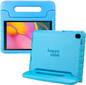 HappyCase Samsung Tab A 10.1 2019 Kinder Tablethoes met Handvat Blauw
