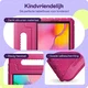 HappyCase Samsung Tab A 10.1 2019 Kinder Tablethoes met Handvat Roze afbeelding 4