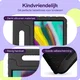 HappyCase Samsung Tab A 10.1 2019 Kinder Tablethoes met Handvat Zwart afbeelding 4