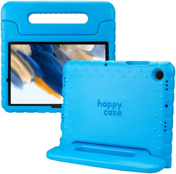 HappyCase Samsung Tab A8 Kinder Tablethoes met Handvat Blauw