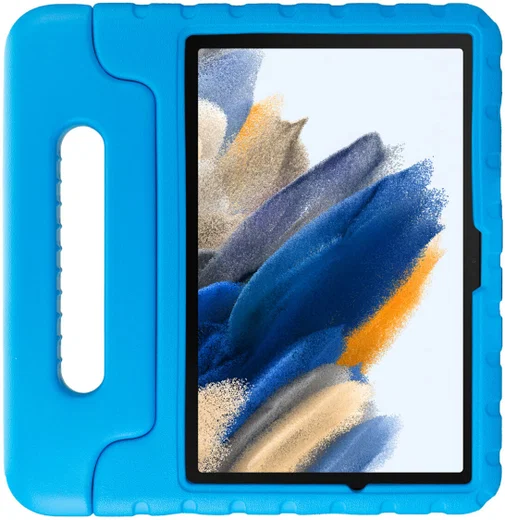 HappyCase Samsung Tab A8 Kinder Tablethoes met Handvat Blauw afbeelding 2